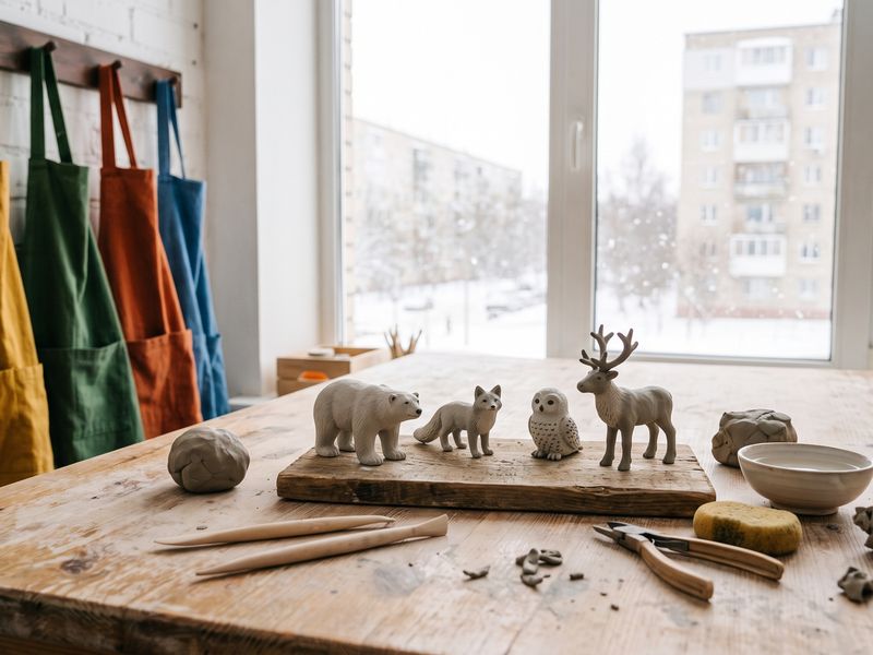 Лепка из глины для детей